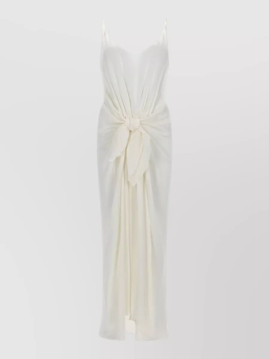 JW Anderson silk knotted maxi dress