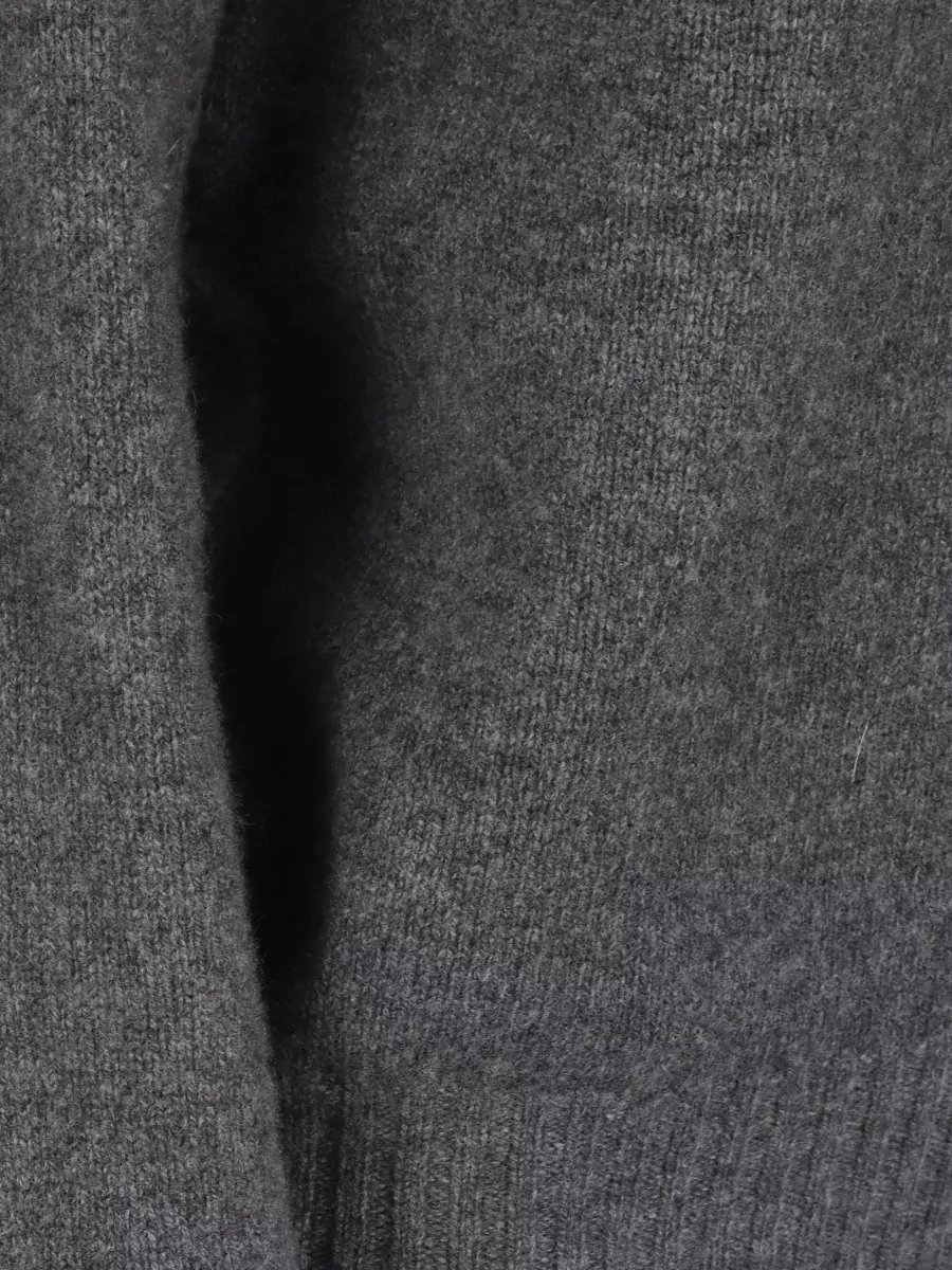 Drumohr Ribbed Cuff Knit Sweater With Soft Texture