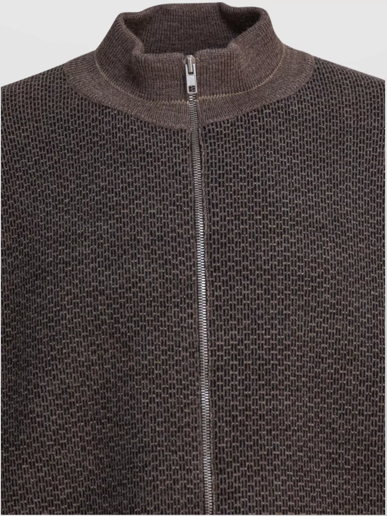Maison Margiela Ribbed High Collar Sweater