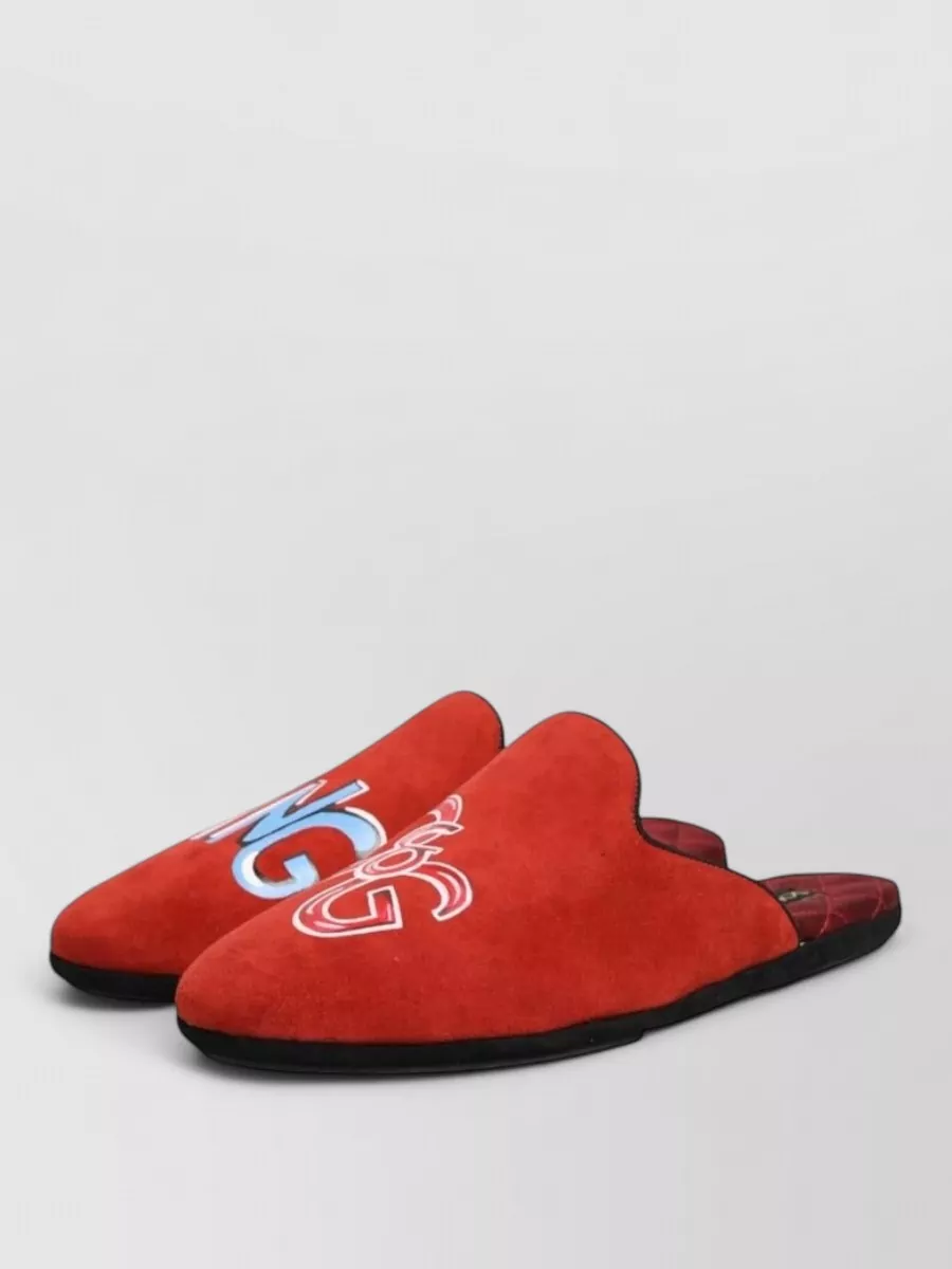 Dolce&Gabbana Suede Slippers