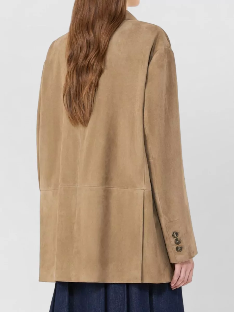 Weekend Max Mara Tailored Jacket Notch Lapel Back Vent