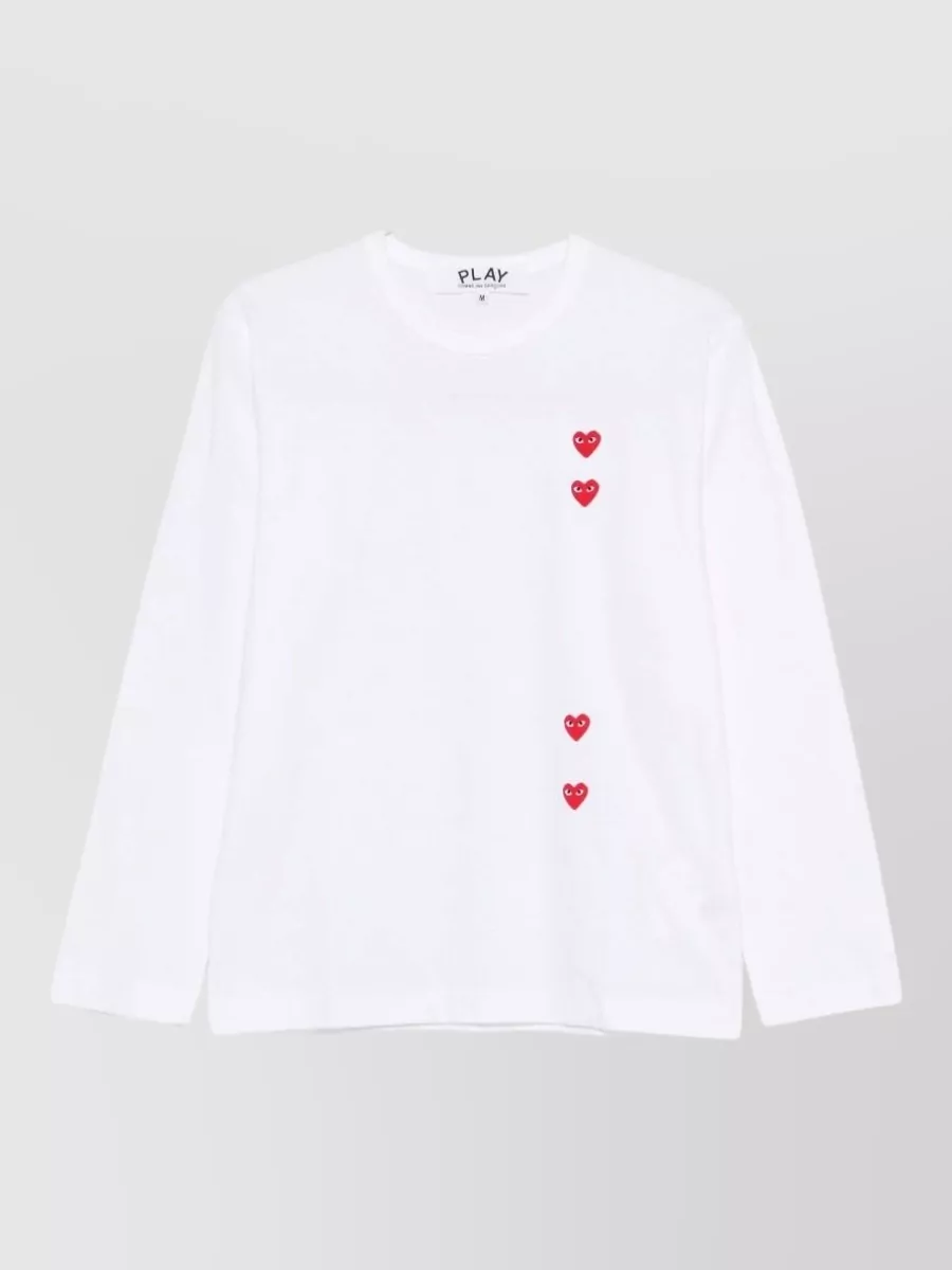 Comme Des Garçons Cotton Crew Neck Long-Sleeve T-Shirt