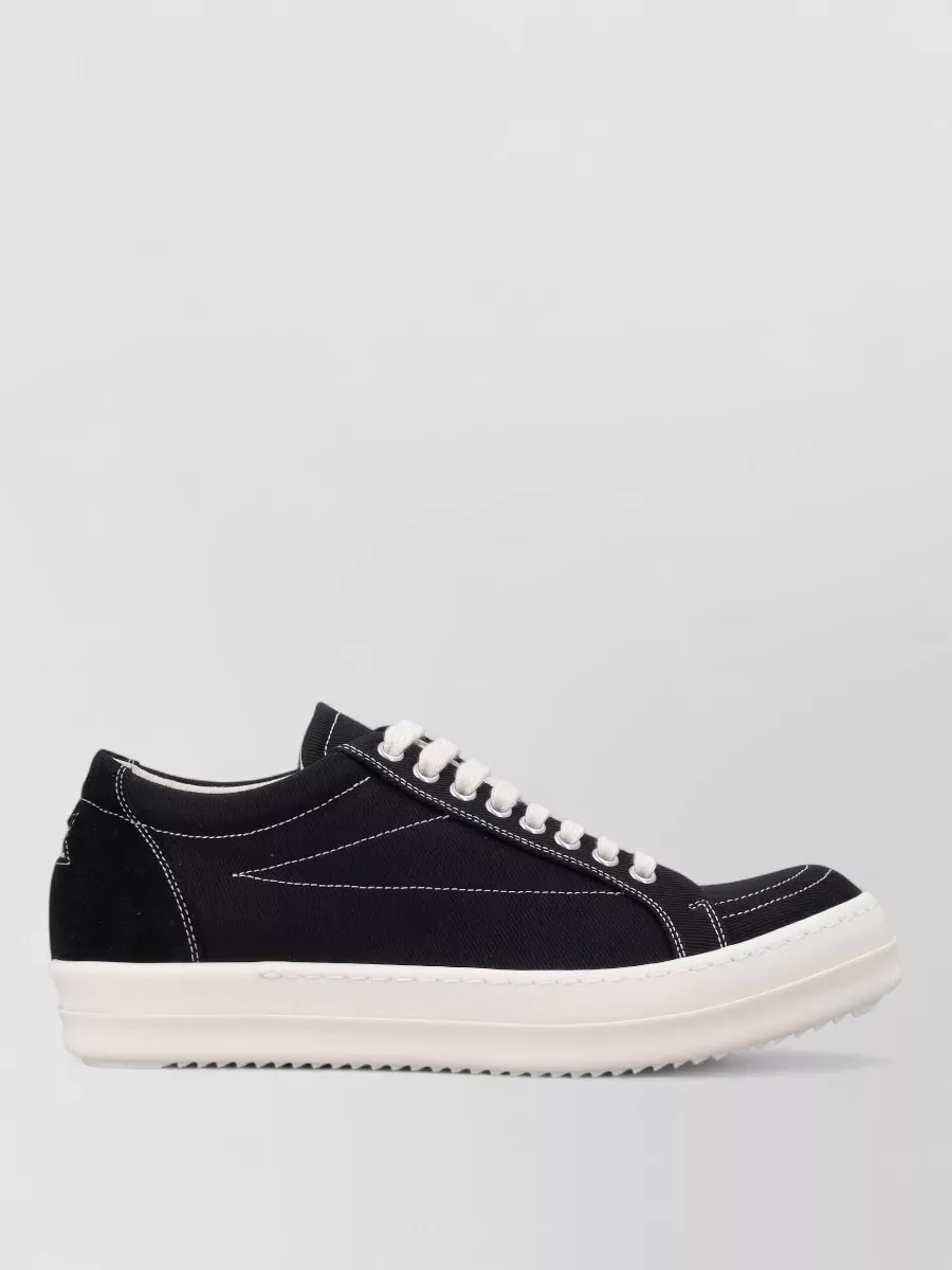 Rick Owens Drkshdw Cotton Low-Top Sneakers