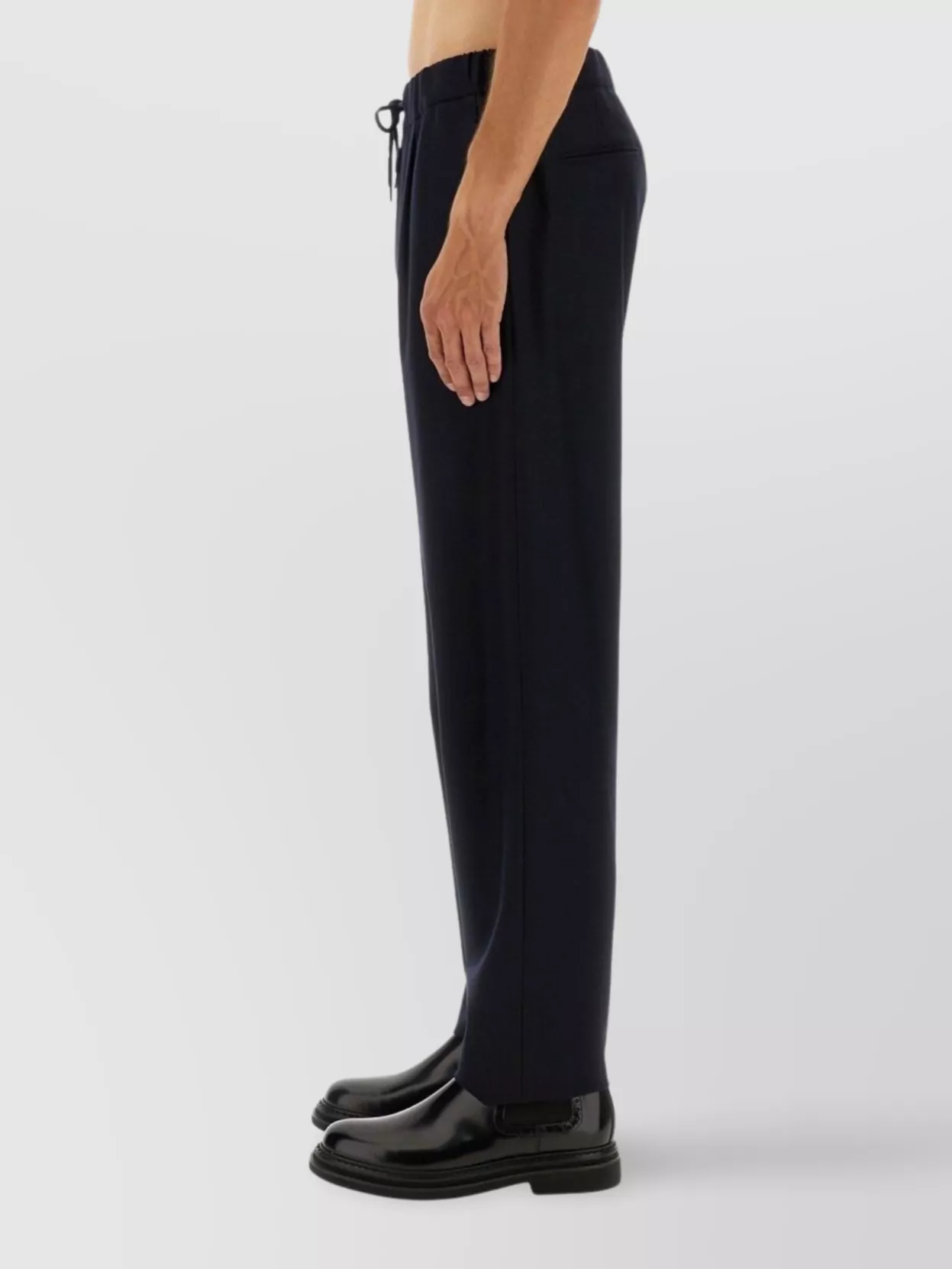 Giorgio Armani Trousers Featuring Elastic Waistband And Pockets