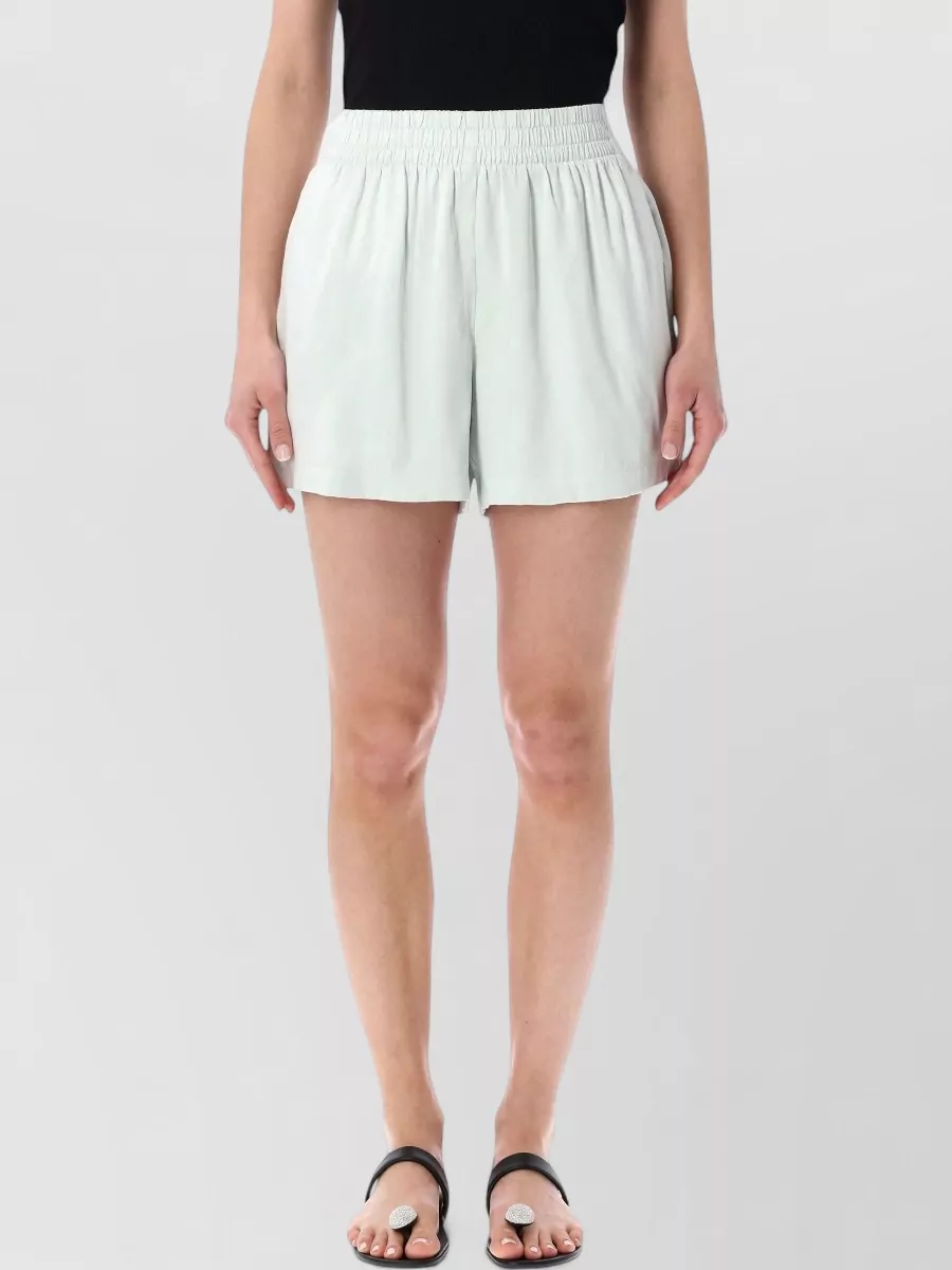 Anine Bing high-rise relaxed-fit cropped shorts