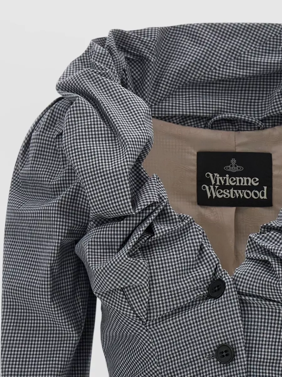 Vivienne Westwood Checked Single-Breasted Blazer