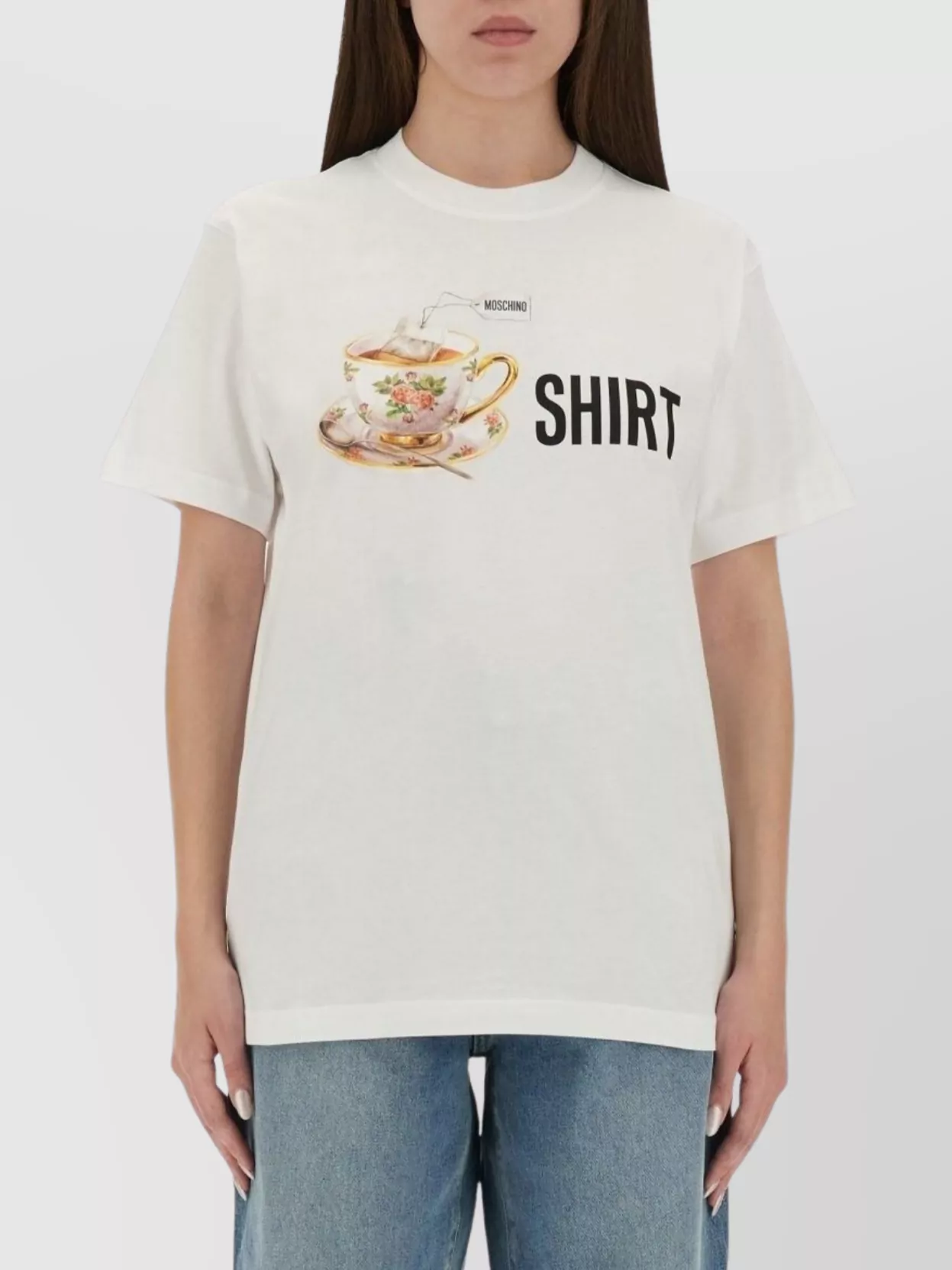 Moschino Printed cotton regular-fit t-shirt