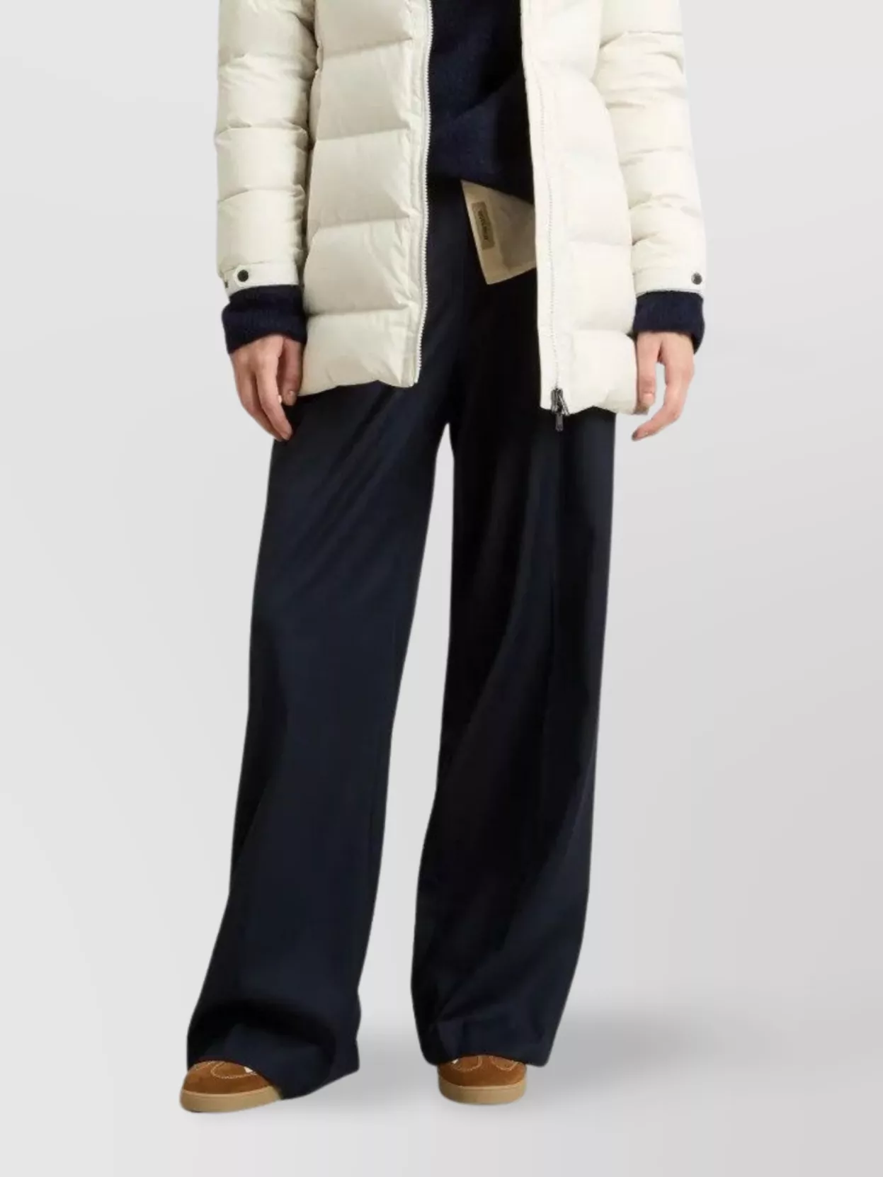 Woolrich Microfiber Down Jacket Hooded