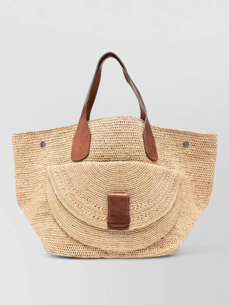 Ibeliv Raffia Beach Bag