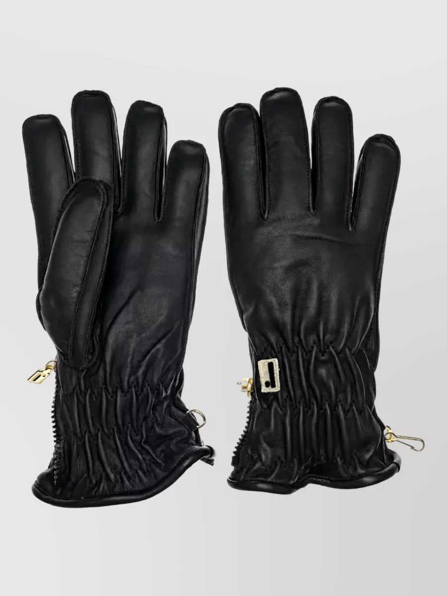 Restelli leather gloves