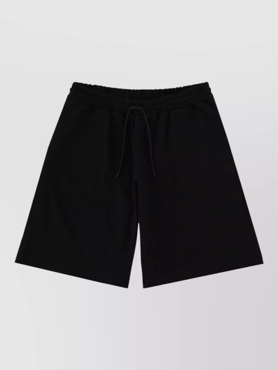 MSGM cotton logo track shorts