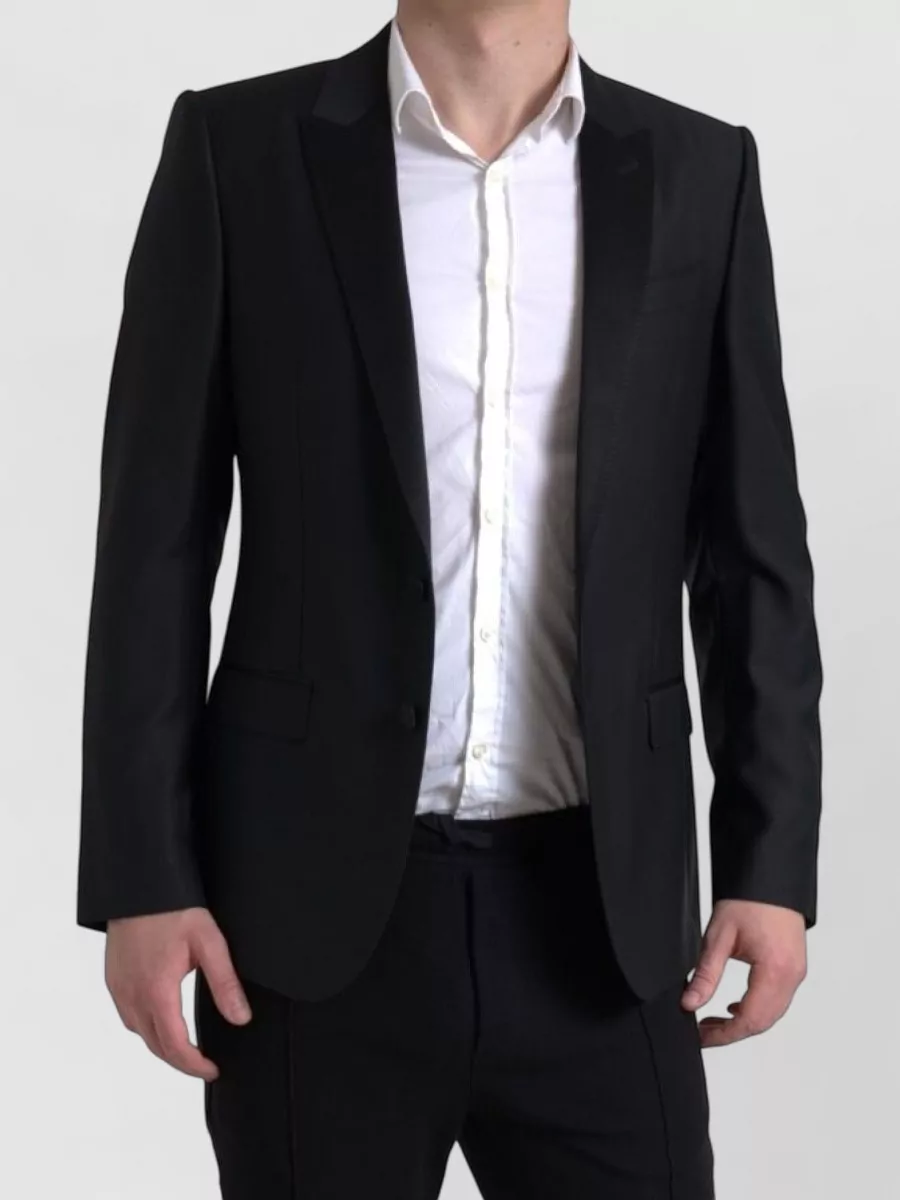 Dolce&Gabbana wool silk single breasted blazer