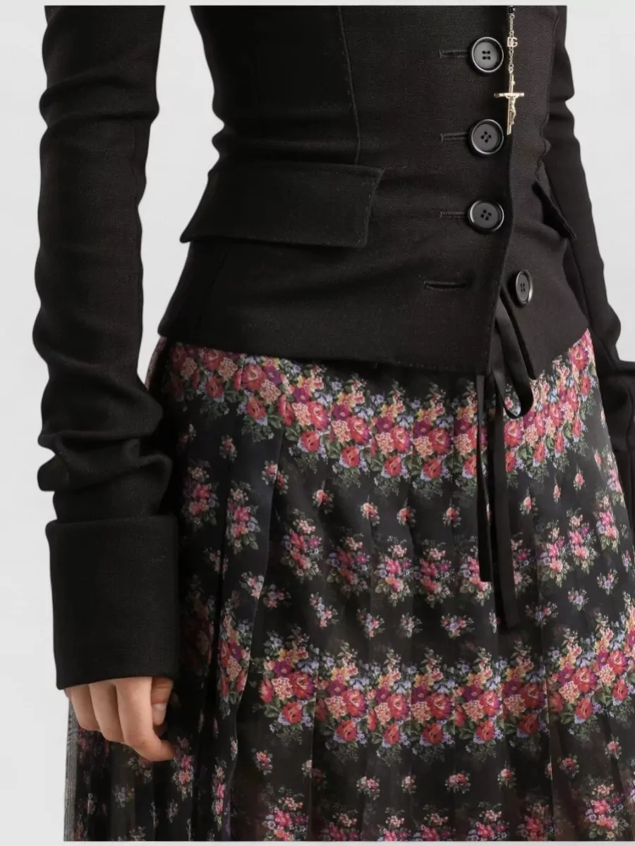 Dolce&Gabbana Single-Breasted Virgin Wool Blazer