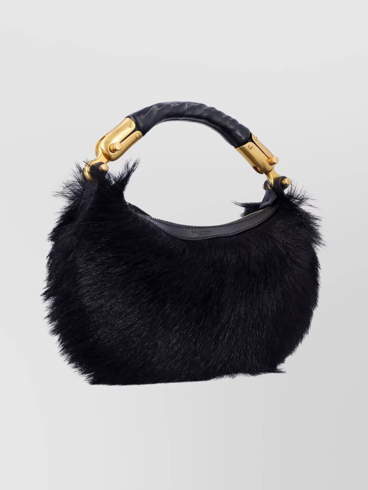 Balmain Mini Tote Bag Fur Texture
