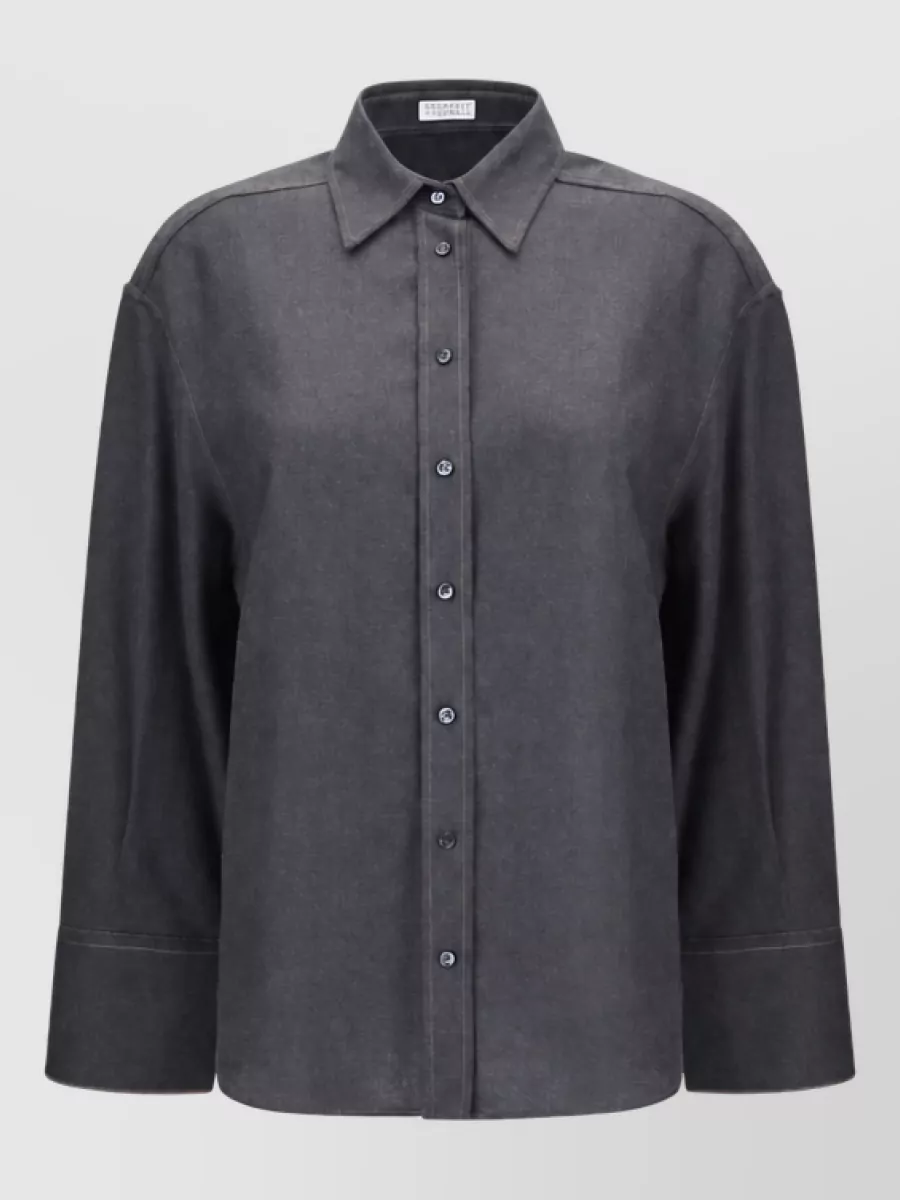 Brunello Cucinelli Wool dress shirt