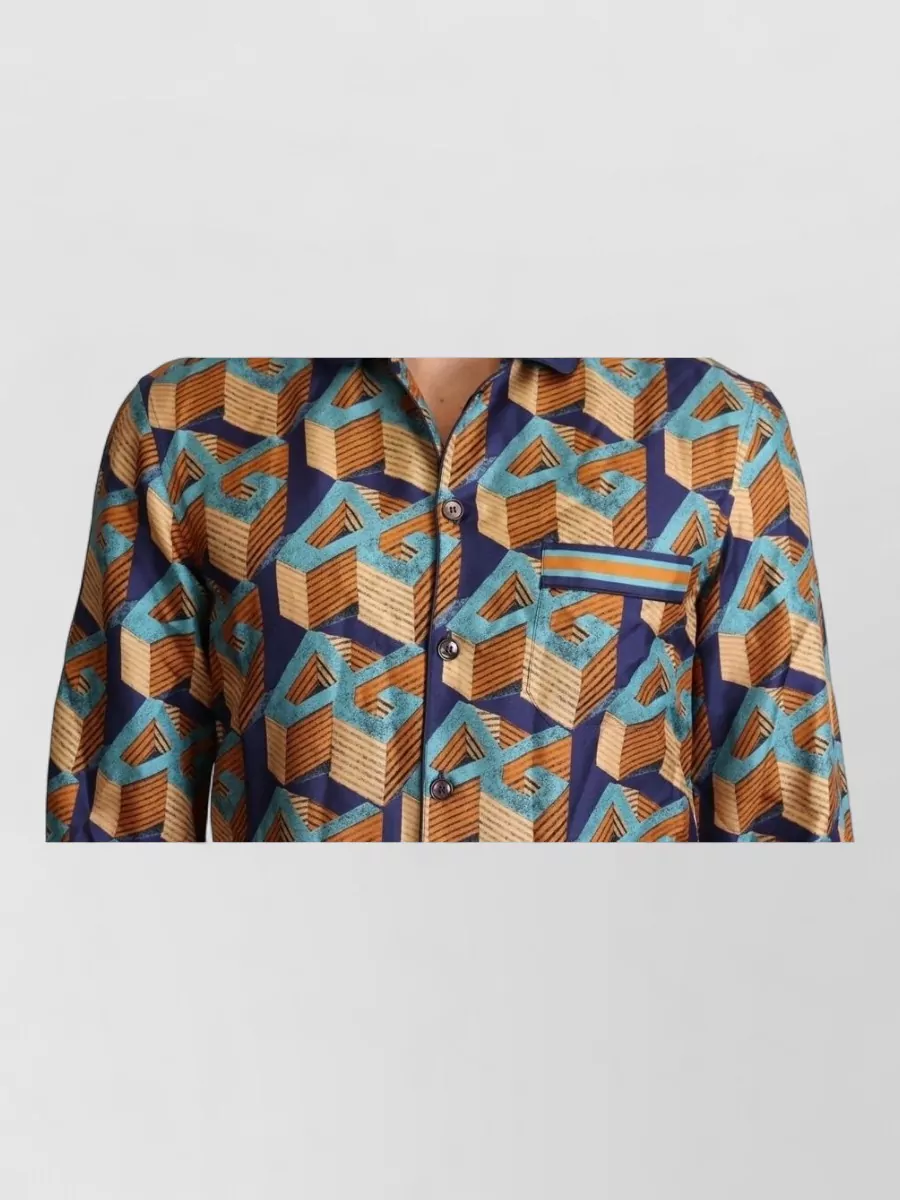 Dolce&Gabbana Silk Printed Shirt