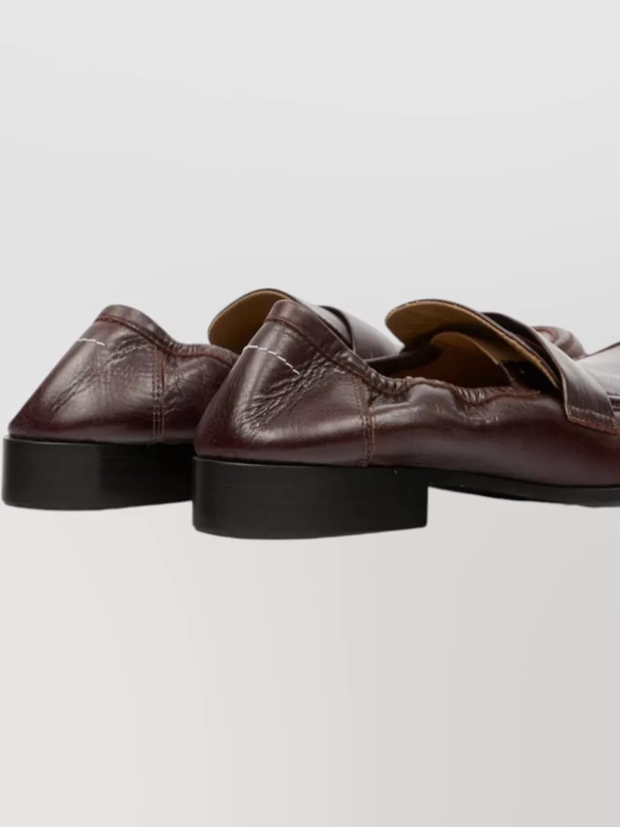 Mm6 Maison Margiela Leather Loafers
