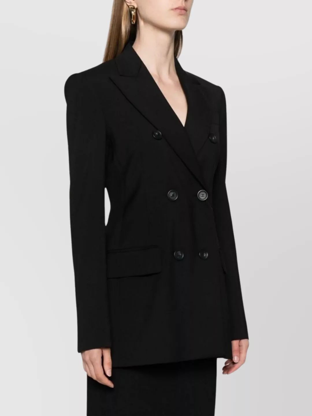 Sportmax Adamo Jacket With Notched Lapels And Pockets