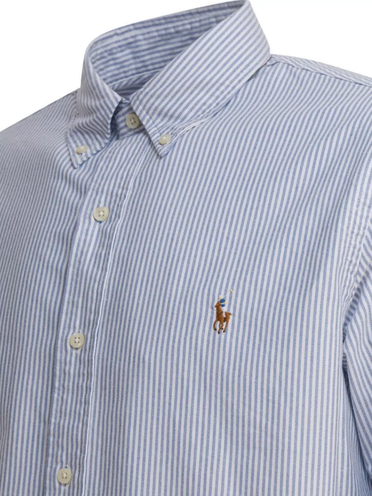 Polo Ralph Lauren Button-Down Collar Long Sleeve Fitted Shirt