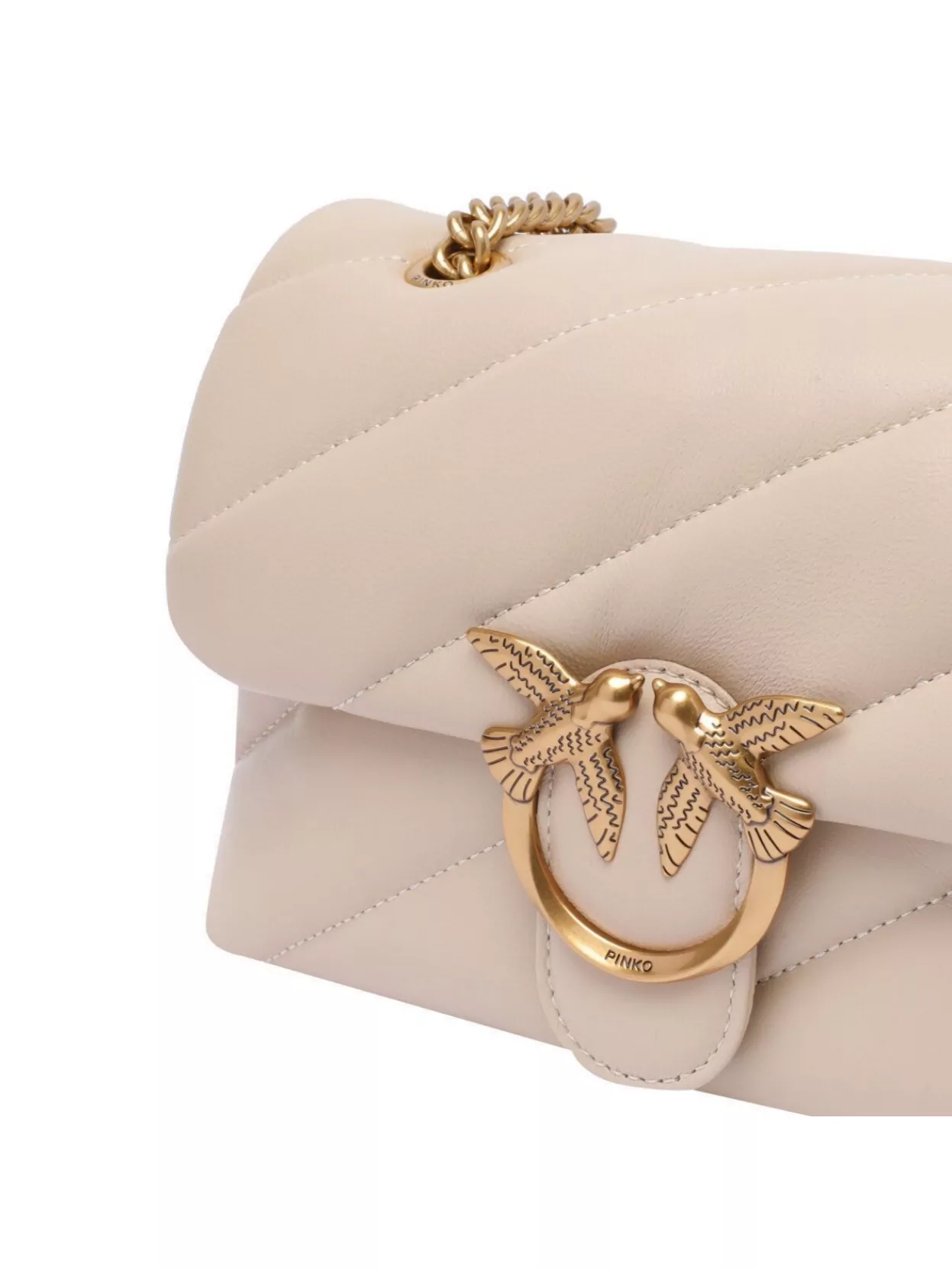 Pinko Love Bag Puff Mini Leather Shoulder Bag