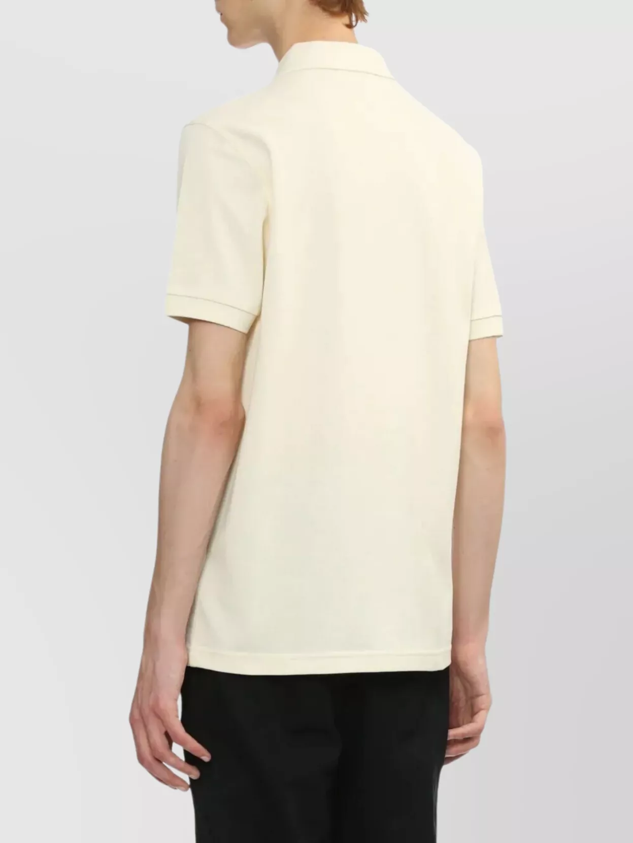 Fred Perry Polo Shirt With Short Sleeves And Ribbed Cuffs