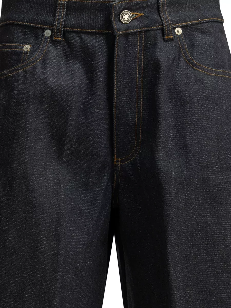 Givenchy Wide Leg Cropped Jeans
