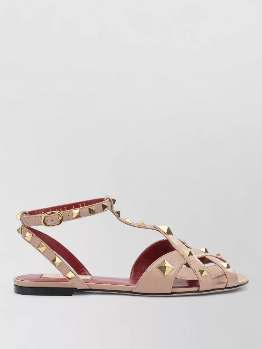 Valentino Garavani Leather Studded Sandals