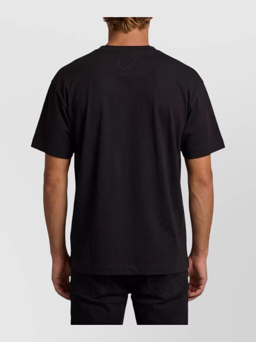 Gucci Cotton Ribbed Crew Neck Dropped Shoulder Short Sleeve Regular Fit T-Shirt