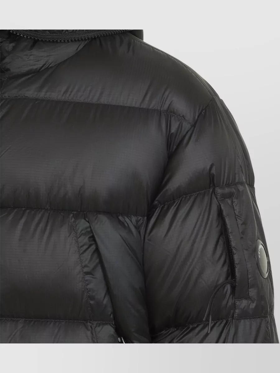 C.p. Company Down Hooded Quilted Puffer Jacket
