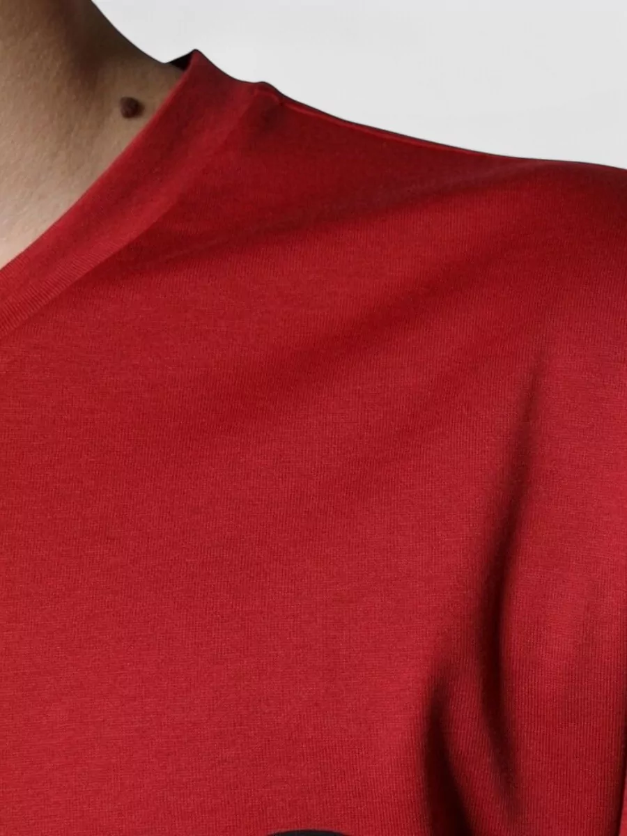 Dolce&Gabbana Cotton Logo Print Crew Neck T-Shirt