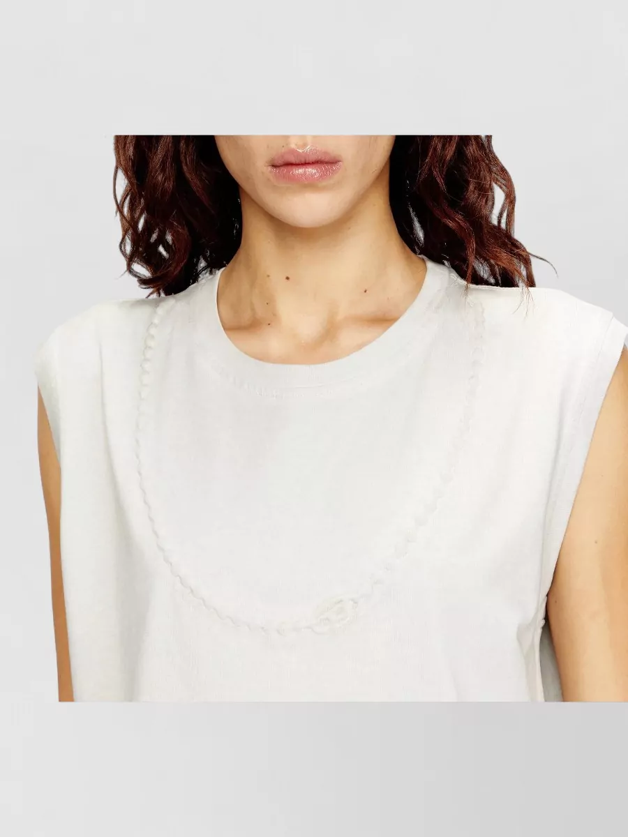 Diesel Cotton Crewneck T-Shirt