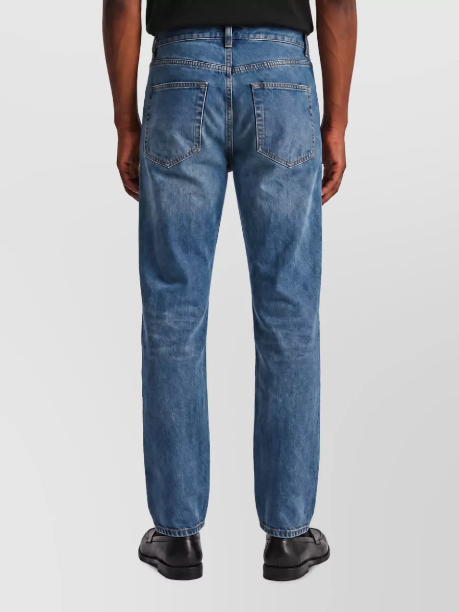 The Row High-Rise Straight-Leg Denim Jeans
