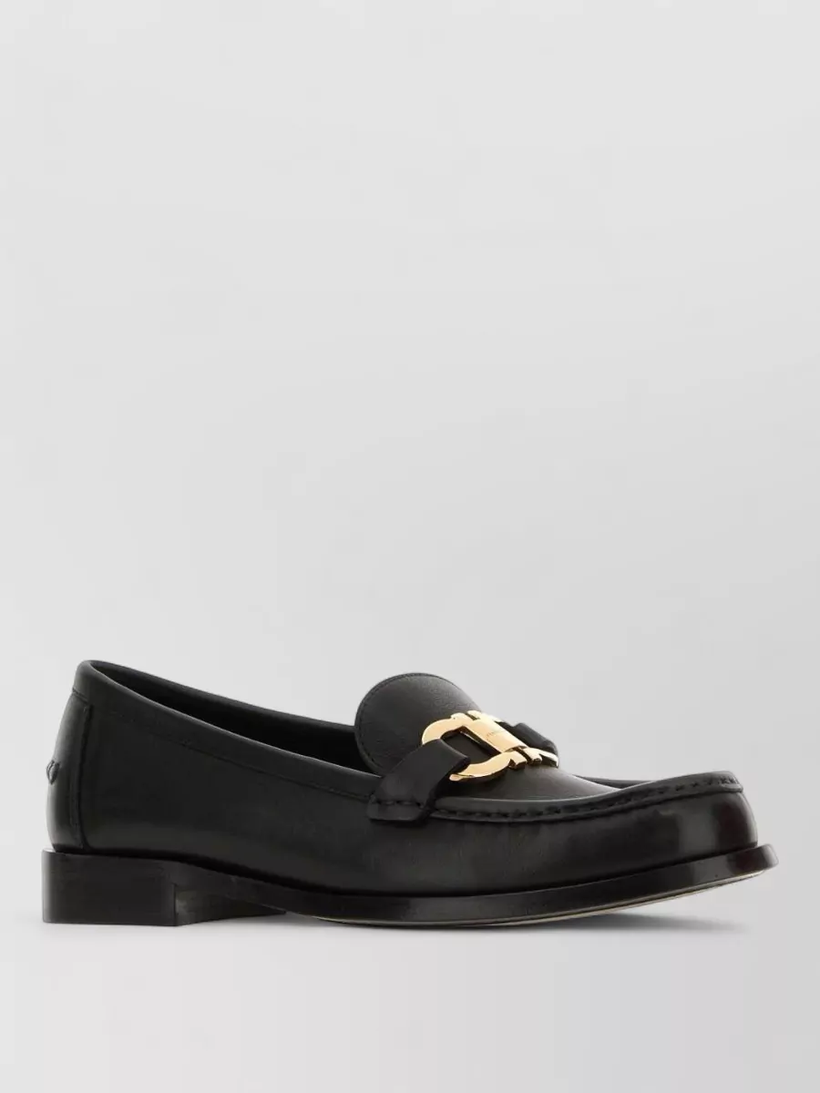 Ferragamo leather loafers