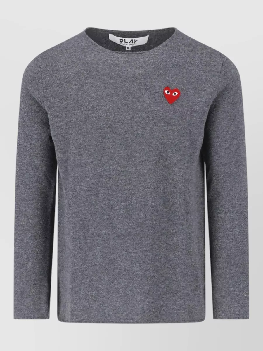 Comme des Garçons Play wool crewneck t-shirt