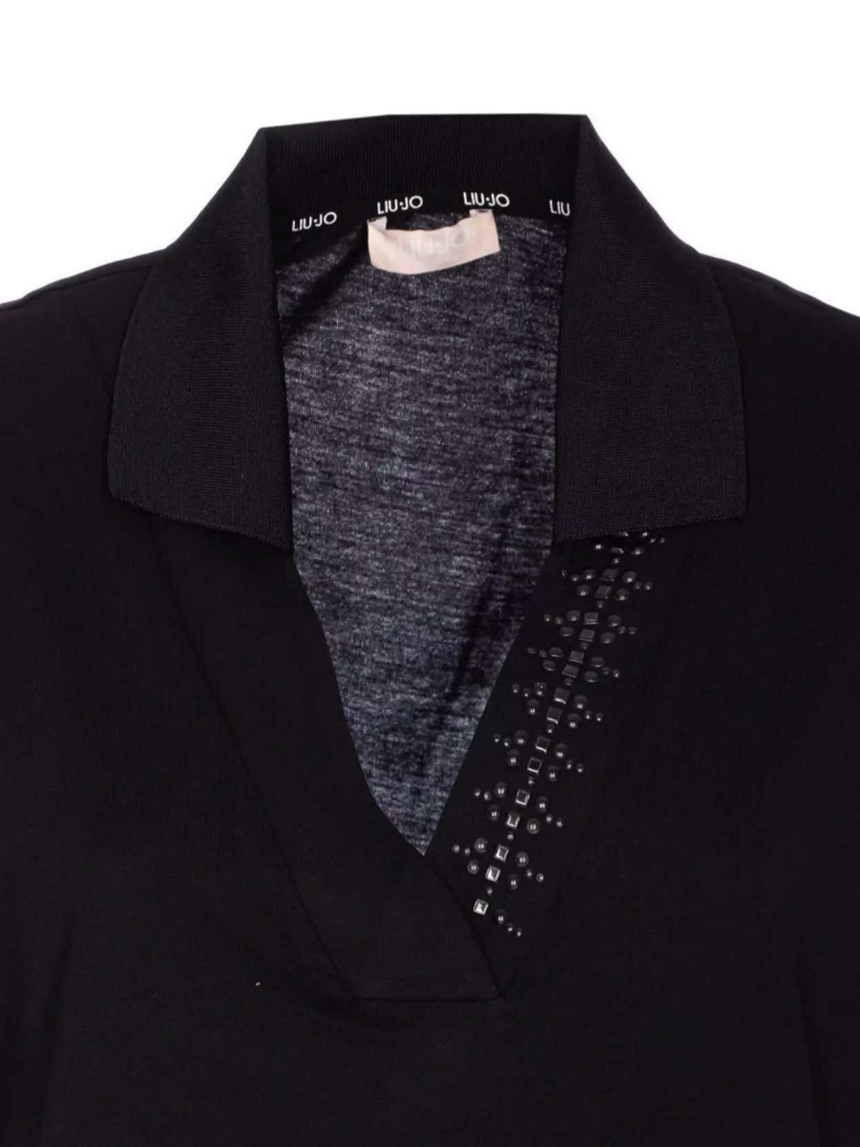 Liu •jo Studded V-neck Embellished T-shirt