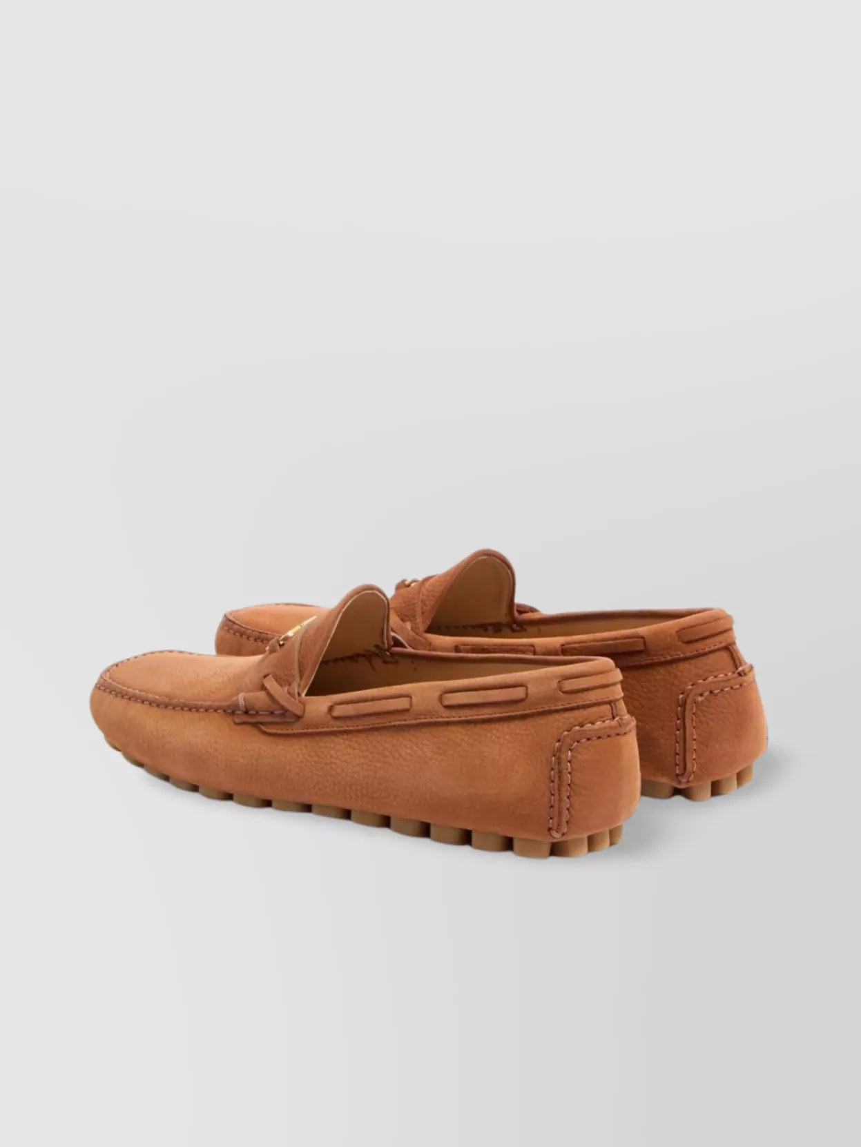 Valentino Garavani Loafers With Round Toe And Rubber Sole