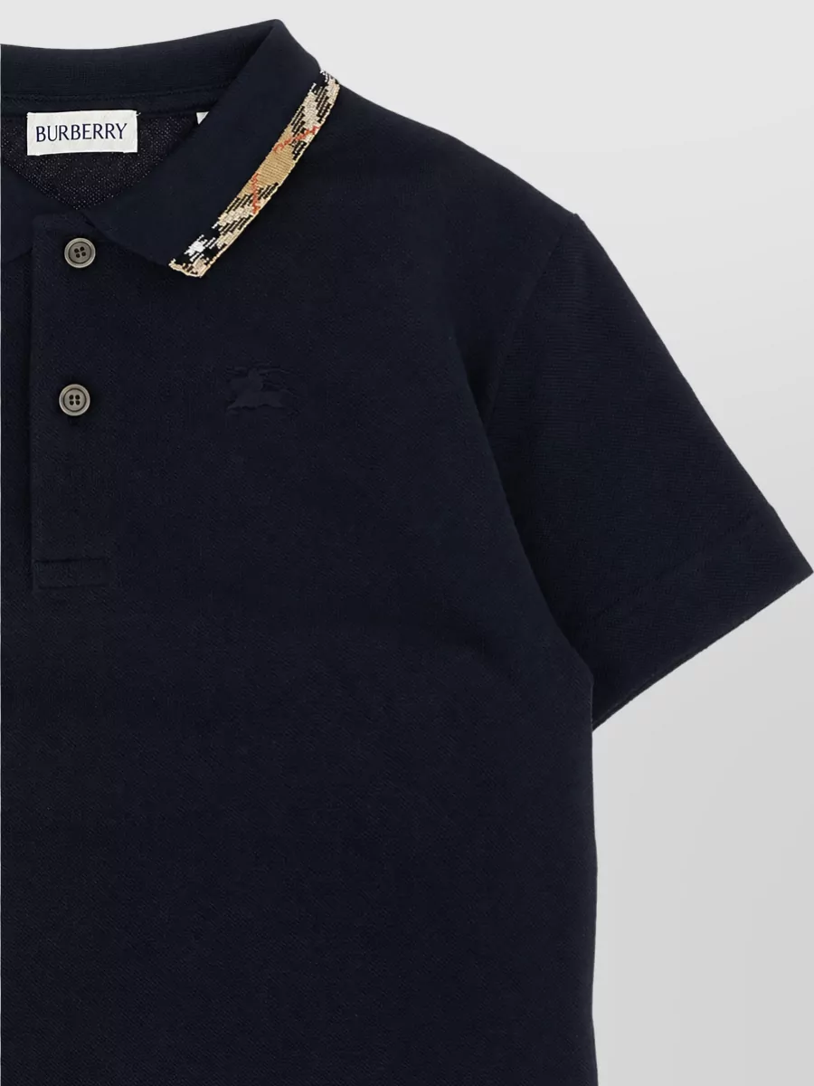 Burberry Cotton Piqué Short-Sleeve Polo Shirt