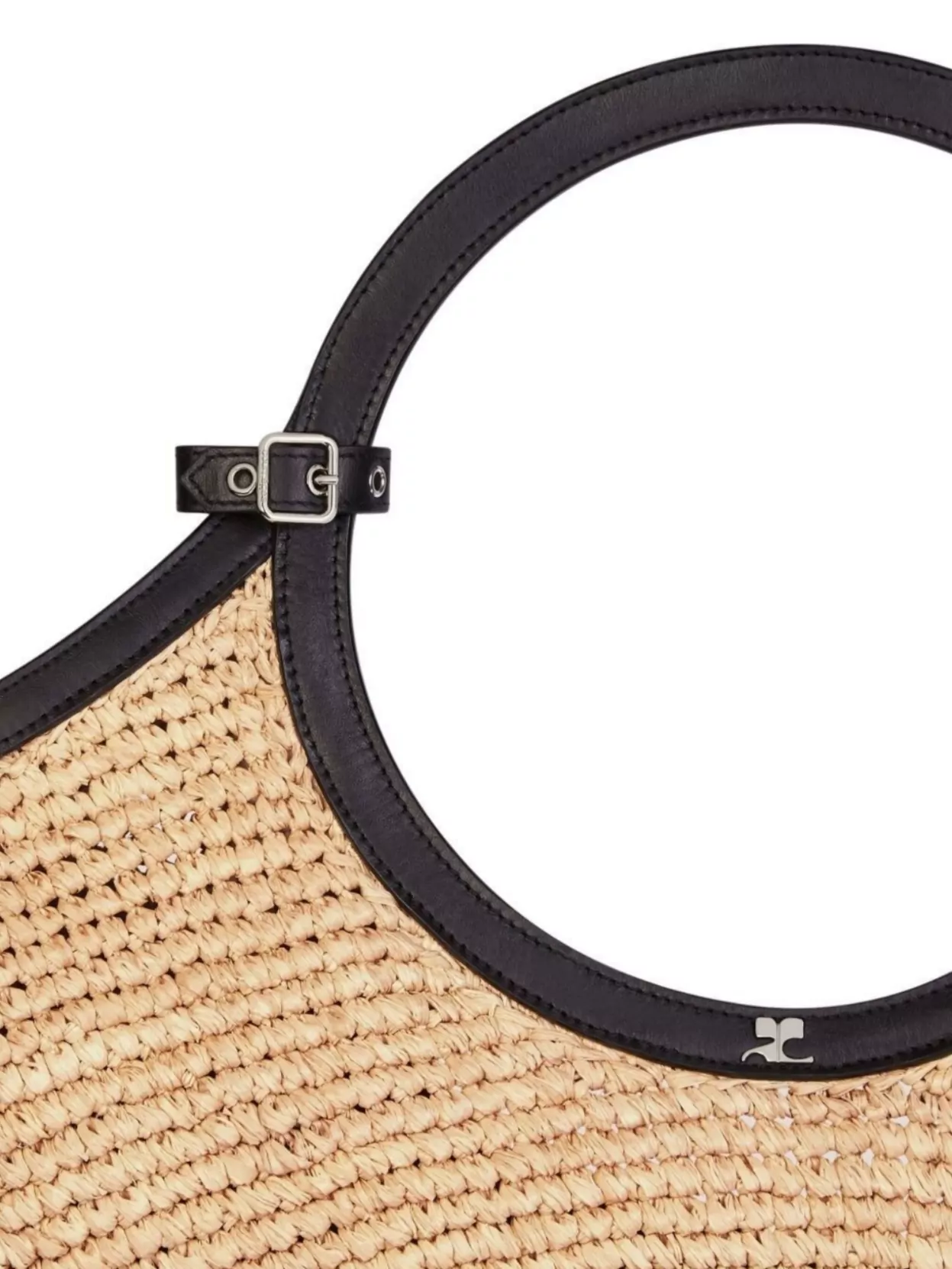 Courrèges Max Holy Rafia Tote Bag