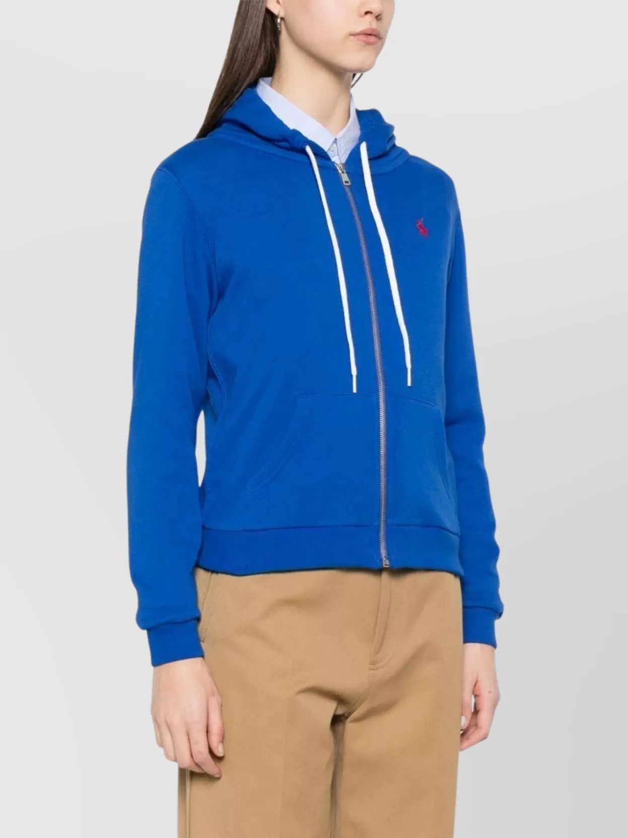 Ralph Lauren Logo Hooded Sweatshirt Featuring Pockets