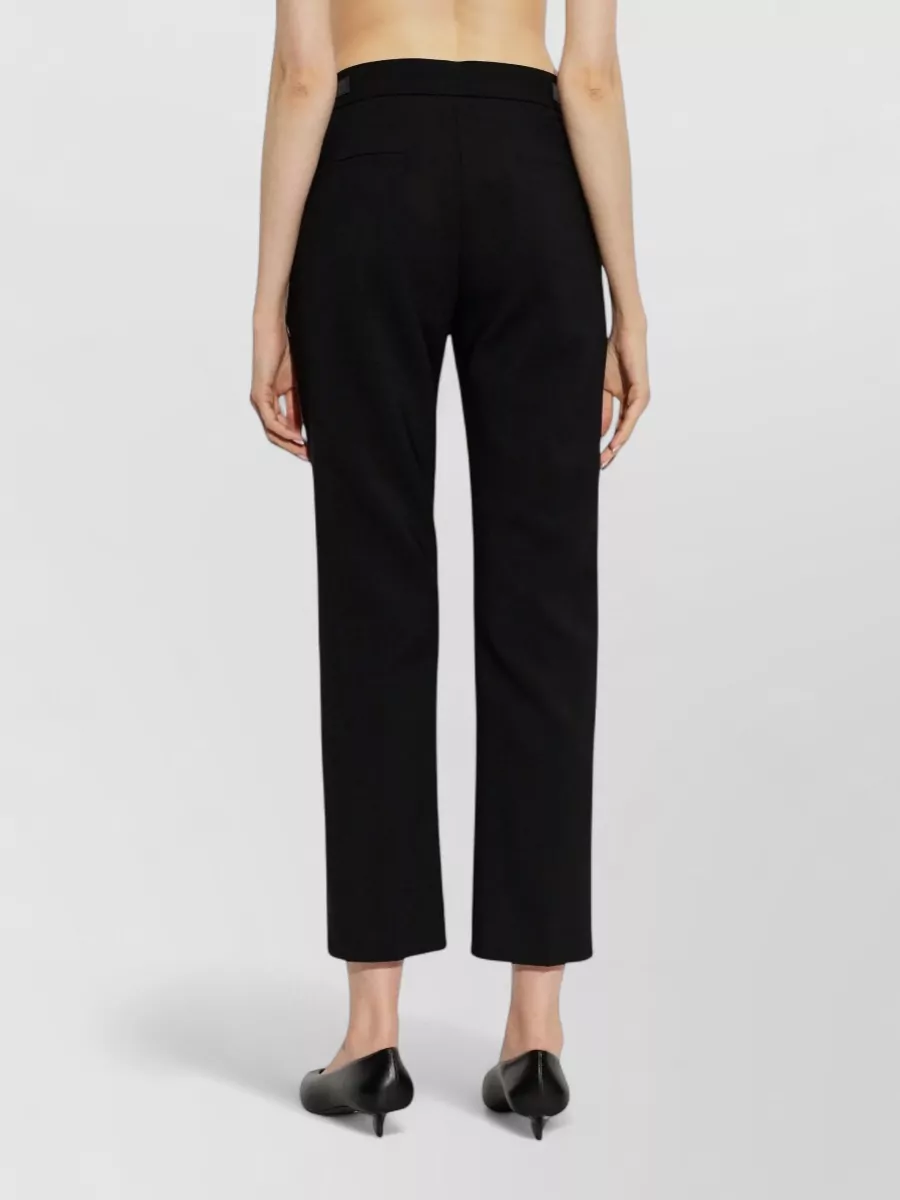Max Mara Wool Slim-Fit High-Rise Tailored Trousers