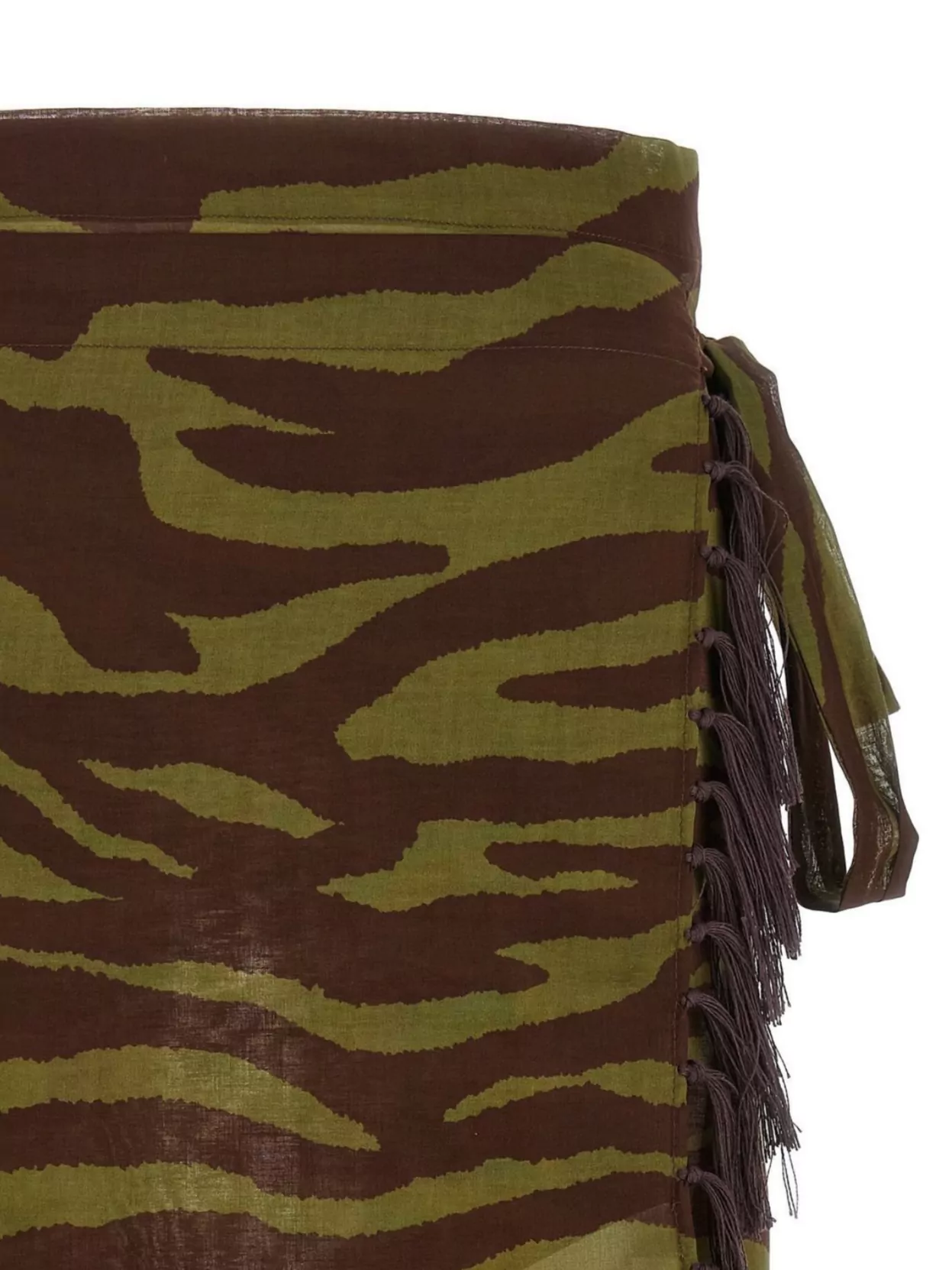 Attico Zebra Print Sarong Wrap Design In Multi