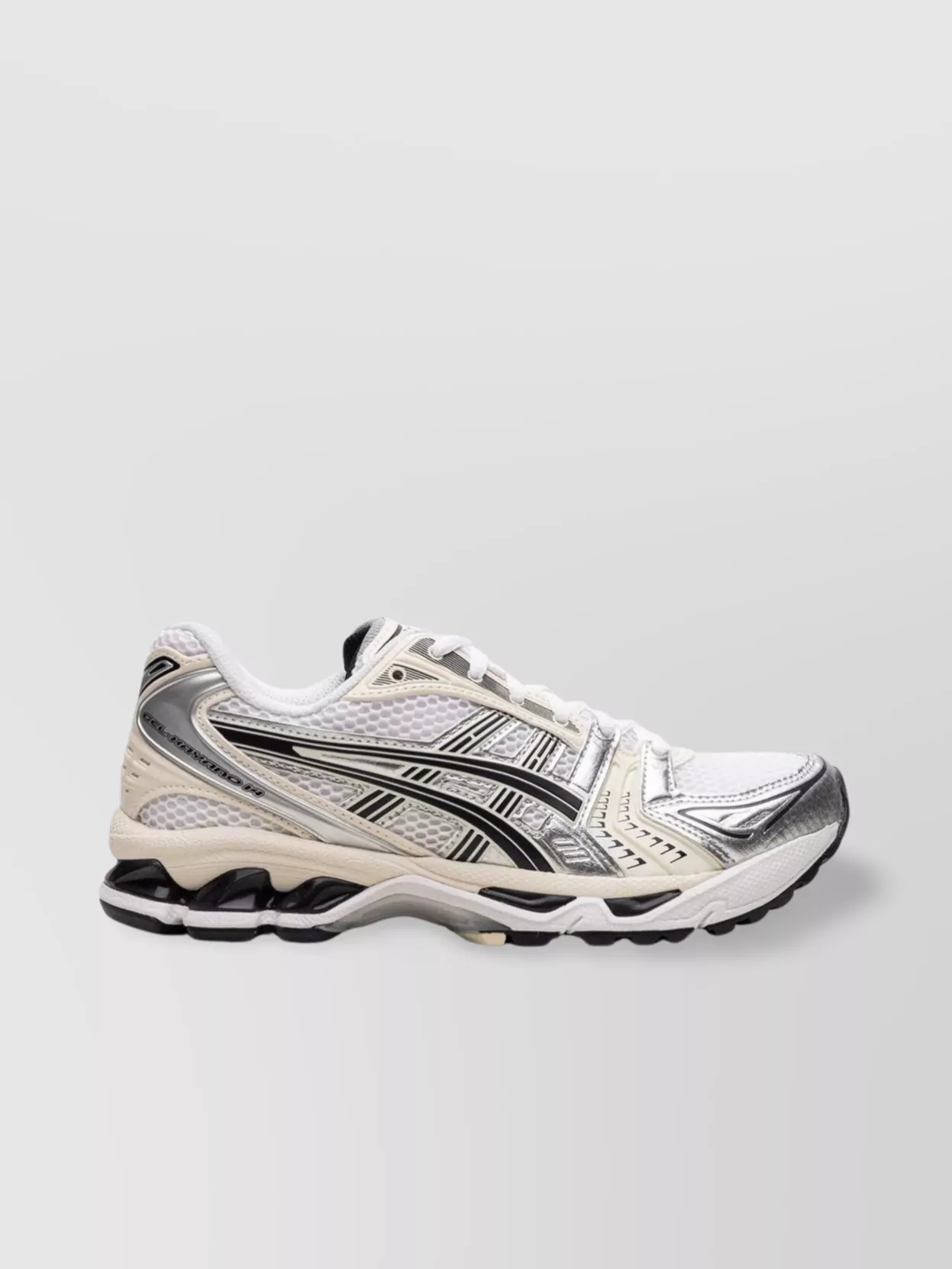 Asics Chunky Sole Leather Mesh Sneakers