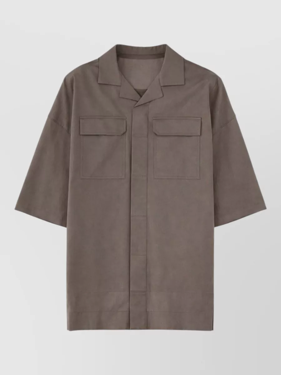 Rick Owens cotton magnum tommy shirt