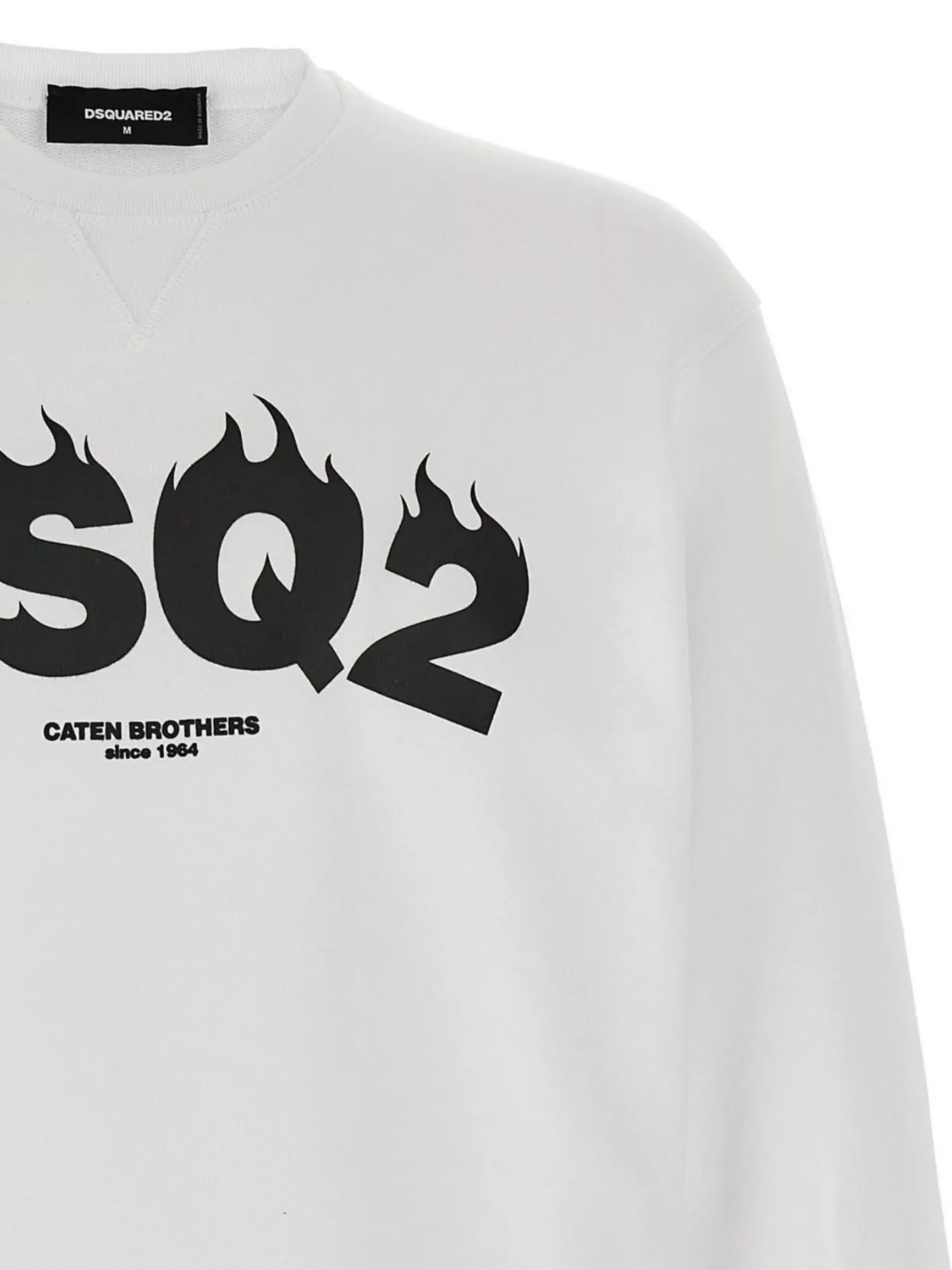 Dsquared2 Crew Neck Sweater Ribbed Cuffs