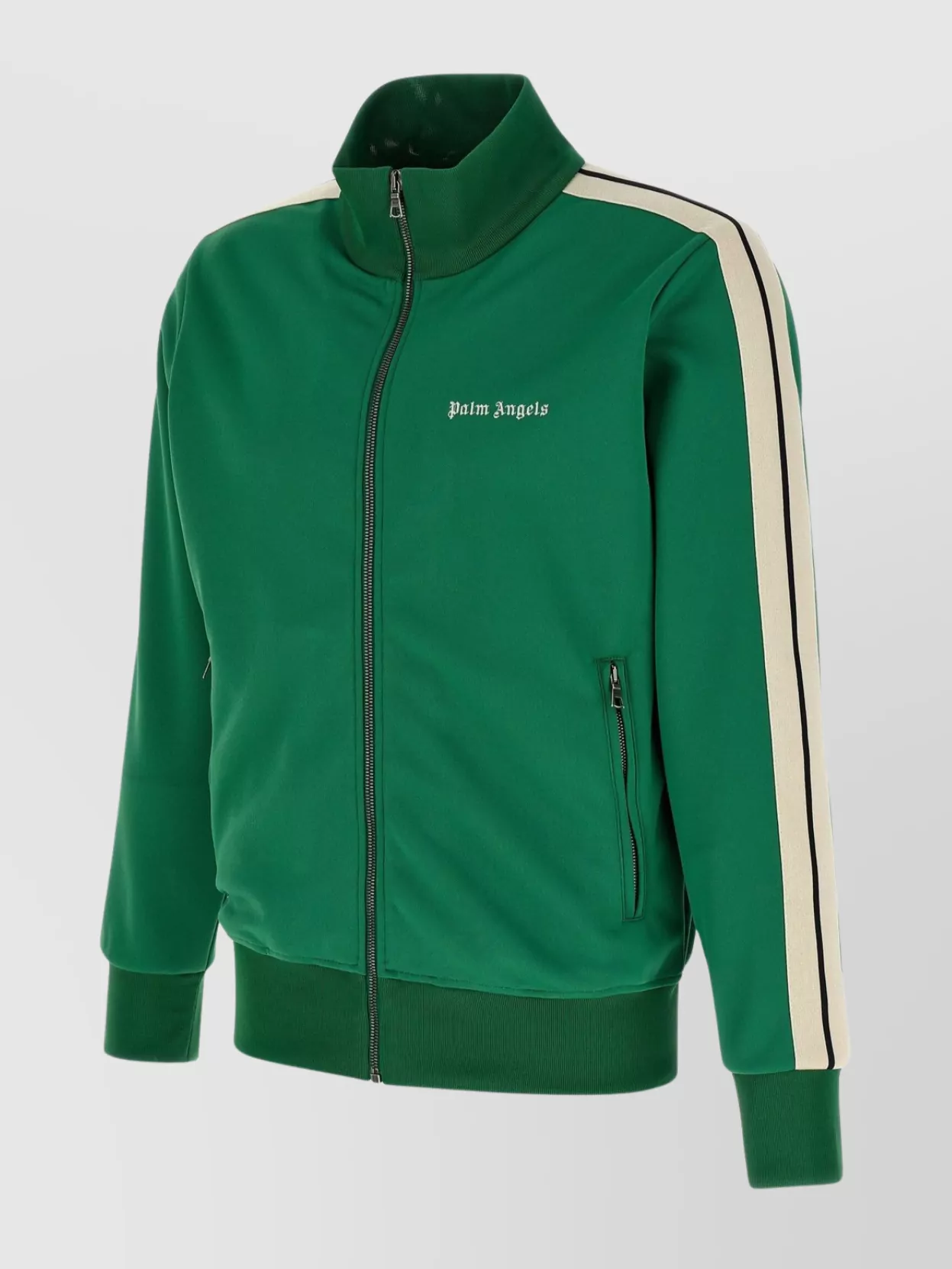Palm Angels 'Iconic Logo' High Collar Sweatshirt