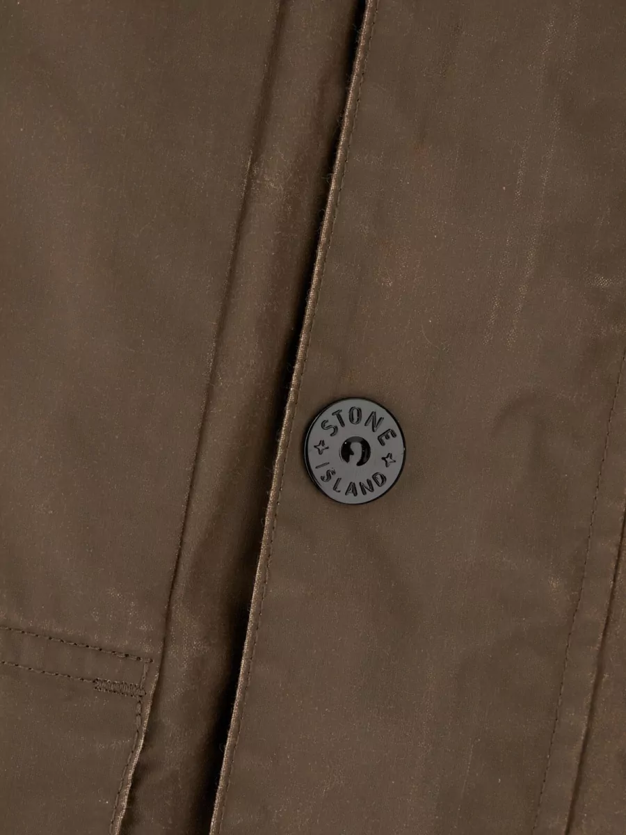 Stone Island Waxed Cotton Canvas Field Jacket
