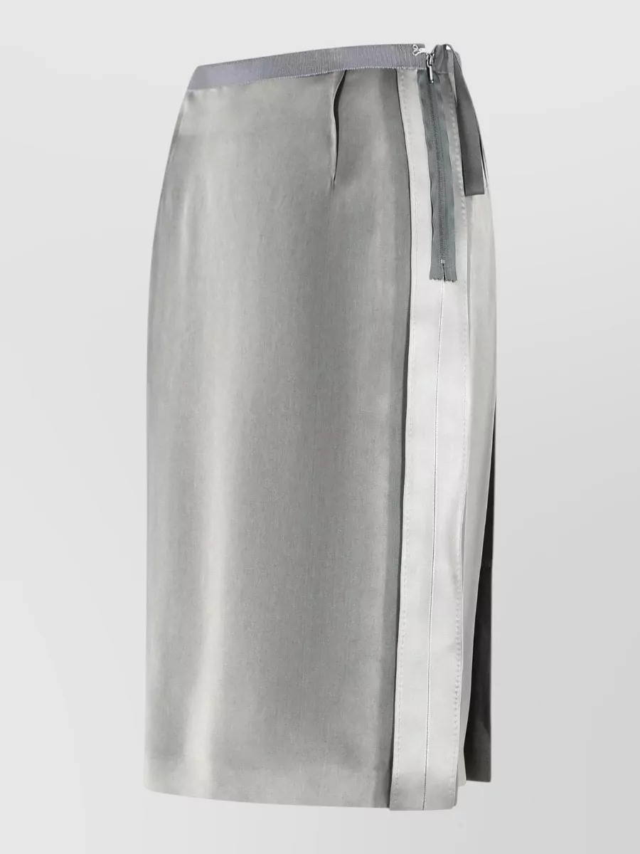 Maison Margiela Viscose Midi Pencil Skirt