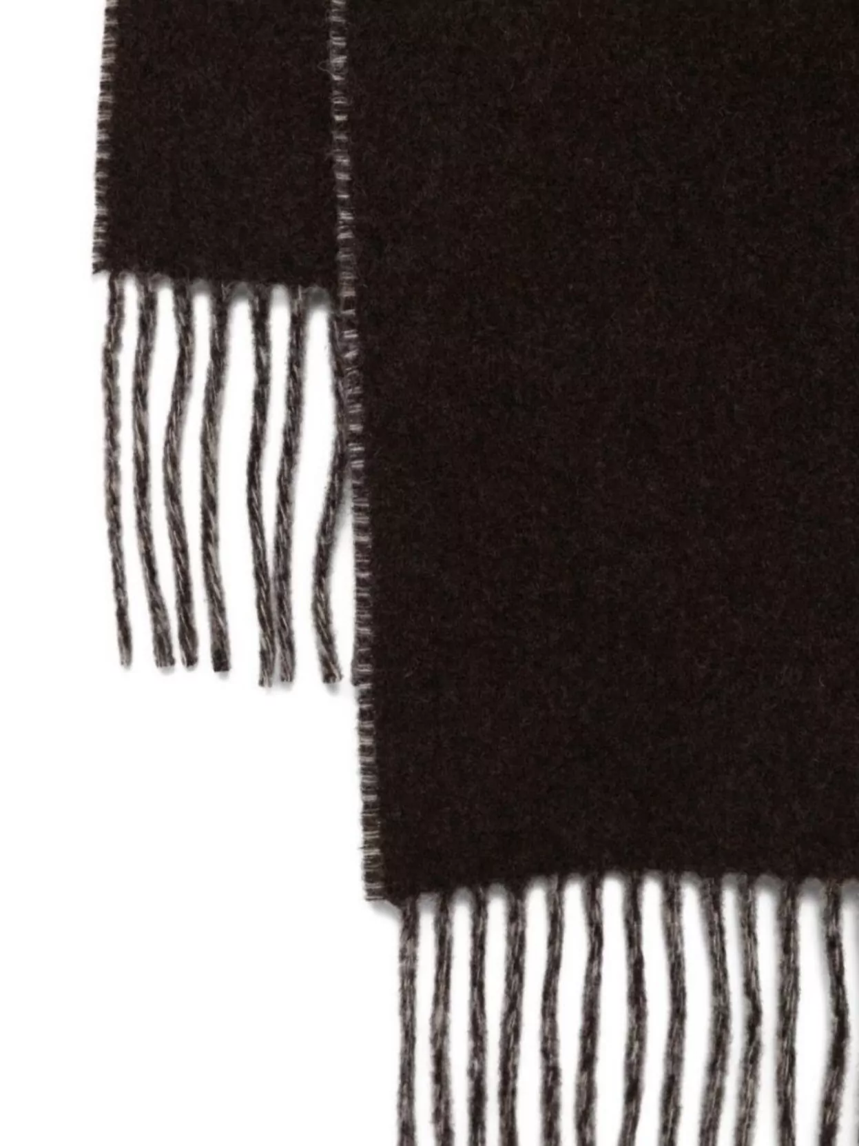 Jacquemus Rectangular Scarf With Fringed Edges And Bold Lettering