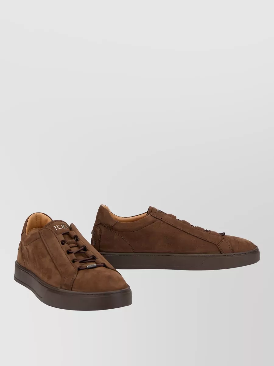 Tod's Suede Lace-Up Sneakers