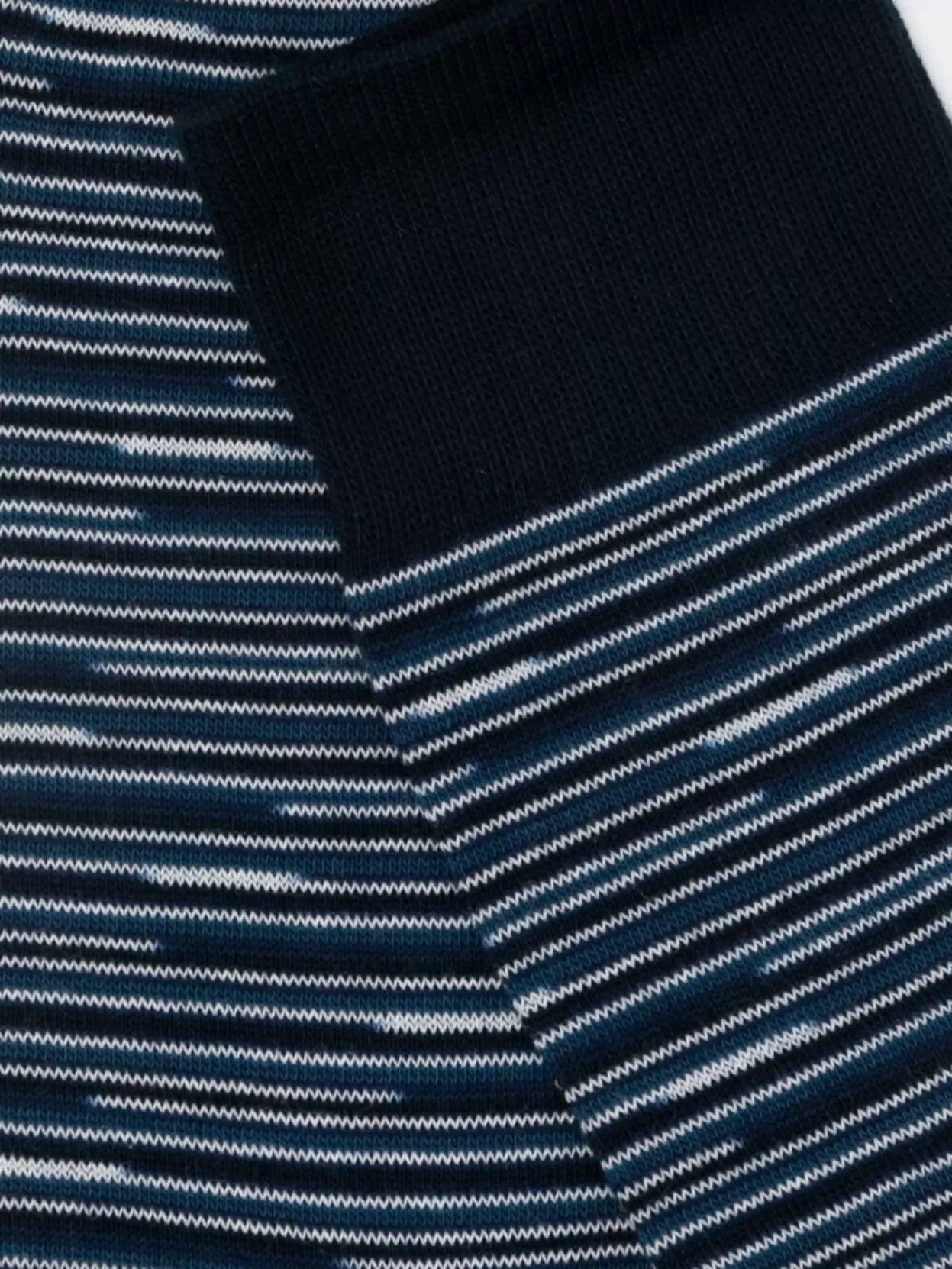 Missoni Striped Mid-Calf Socks Ribbed Cuff